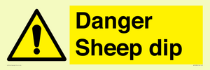 Danger Sheep dip